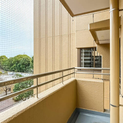 多摩川ハイム3号棟の眺望・バルコニー写真