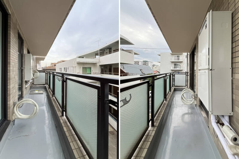 バルコニーは洋室Aの前まで伸びています。