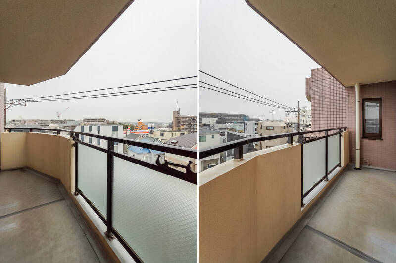 周囲は低層の住宅が立ち並んでおり、視界を遮る建物は見当たりません。晴れた日には気持ちよく太陽光が入りそうですよ。