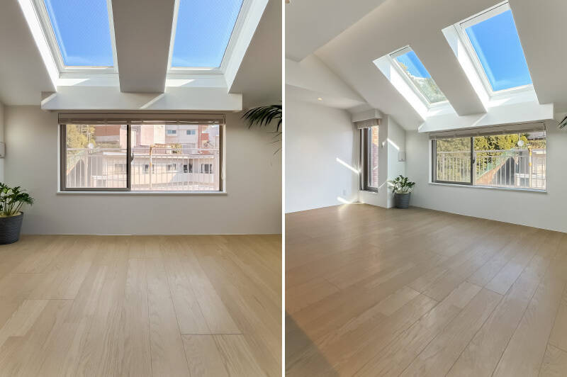 北東向きで、朝から気持ちのいい日差しが室内を包んでくれそう。