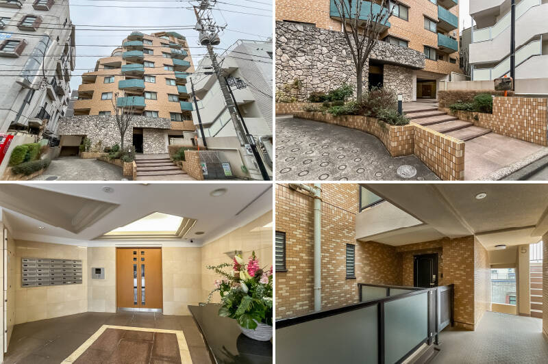 1998年に竣工した、新耐震基準適合のマンション。落ち着いた色調の外観から品格が漂います。