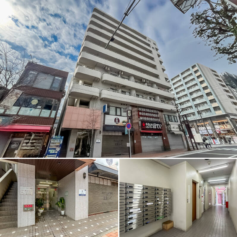 1985年竣工・総戸数54戸。マンションは飲食店で賑わう “野毛エリア” に位置。建物内には複数の飲食店等が入居しています。