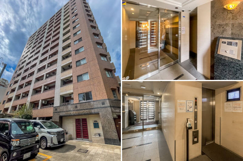 2008年竣工、総戸数87戸のマンション。オートロック・宅配ボックス・防犯カメラを完備。