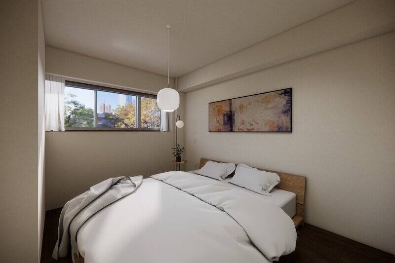 洋室AはLDKと隣接する間取り。南東向きの窓から心地よい自然光が届きます。