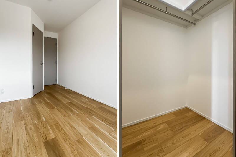 ウォークインクローゼット（WIC）付き。