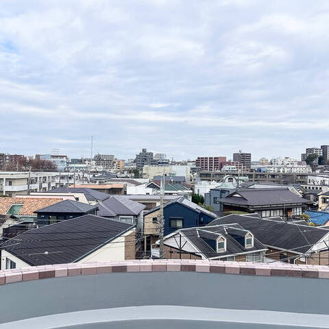 クレッセント上野毛の眺望・バルコニー写真