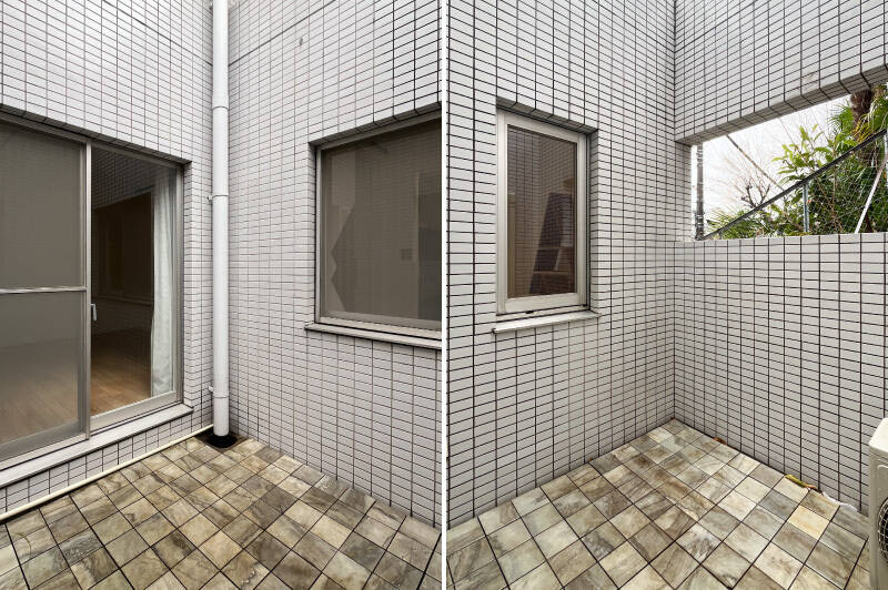 こちらの物件には約6㎡の専用庭がついています！