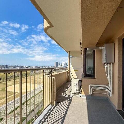 多摩川ハイム2号棟の眺望・バルコニー写真