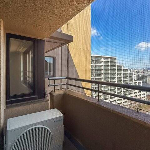 多摩川ハイム2号棟の眺望・バルコニー写真