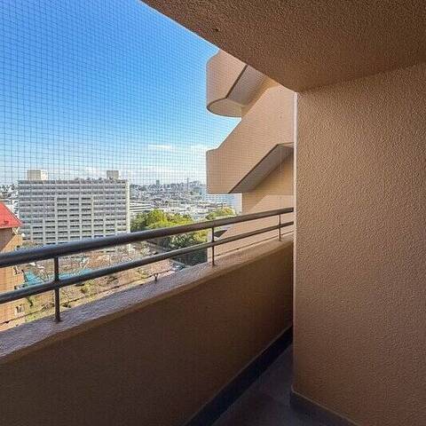 多摩川ハイム2号棟の眺望・バルコニー写真