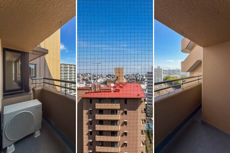 洋室Bはリフレッシュするのにちょうどよさそうな専用バルコニー付き。