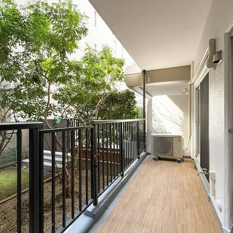 佃スカイハイツの眺望・バルコニー写真