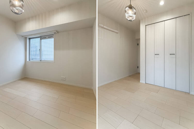 LDK横の洋室Aは、3つある洋室で最もコンパクト。クローゼット付きです。