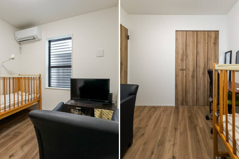 約4.5帖の洋室C。こちらの洋室にもクローゼットが備わっています。