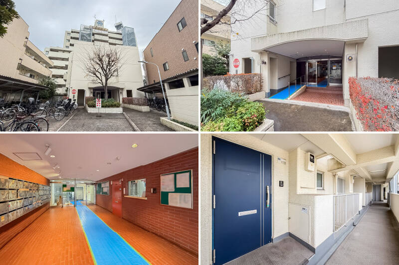 マンションは1981年竣工・総戸数60戸。エントランスまわりを、シンボルツリーや植栽が彩ります。2024年から2025年にかけて耐震診断を実施済み。2024年に作成された長期修繕計画に基づき、適切に管理されているマンションです。