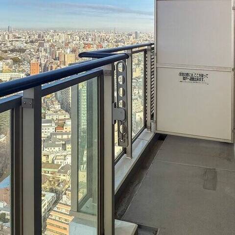 ルネッサンスタワー上野池之端の眺望・バルコニー写真