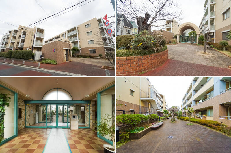 ブラウン系のカラーリングやエントランスのアーチがおしゃれな、2002年築・総戸数42戸のマンション。オートロックを抜けた先の中庭部分には、お手入れの行き届いた花壇・ベンチがありますよ。2024年に今後を見据えて管理費・修繕積立金の値上げが実施されており、適正に管理されている印象です◎ さらに2027年には、次回の大規模修繕工事が予定されています。