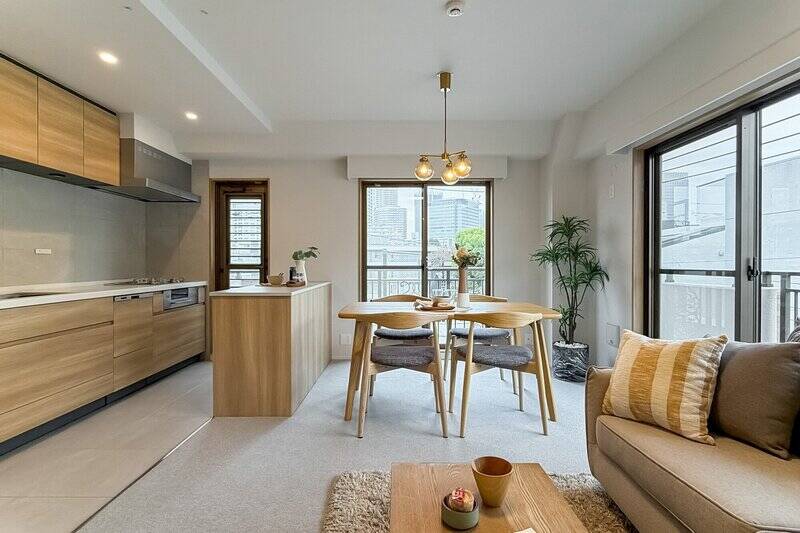 日中は自然光だけでも明るさを感じられそうです。