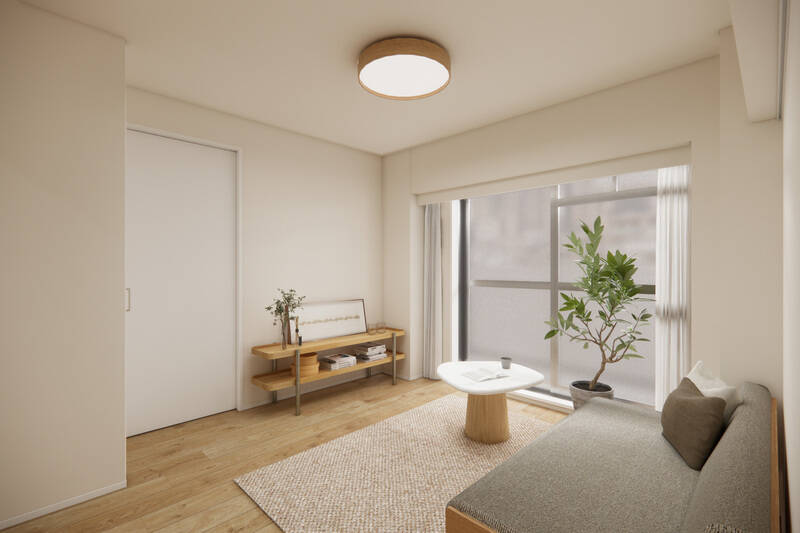 今回ご紹介する物件は、最寄りの都営浅草線「戸越」駅から徒歩7分。専有面積約38㎡を1LDKの間取りにした、コンパクトながらも快適な暮らしの要素を無駄なく抑えた住まいです。