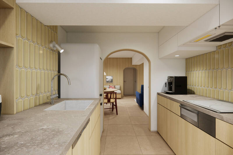 キッチンは、IHクッキングヒーター・食洗機・浄水器を完備します。