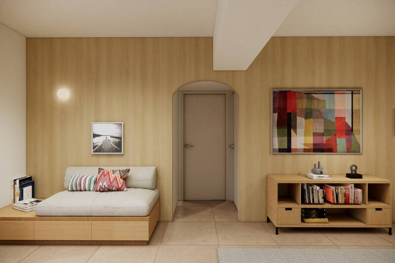 内装は質感の異なる素材を使用しますが、同系色でまとめることにより、主張しすぎない上質さと統一感を持たせています。