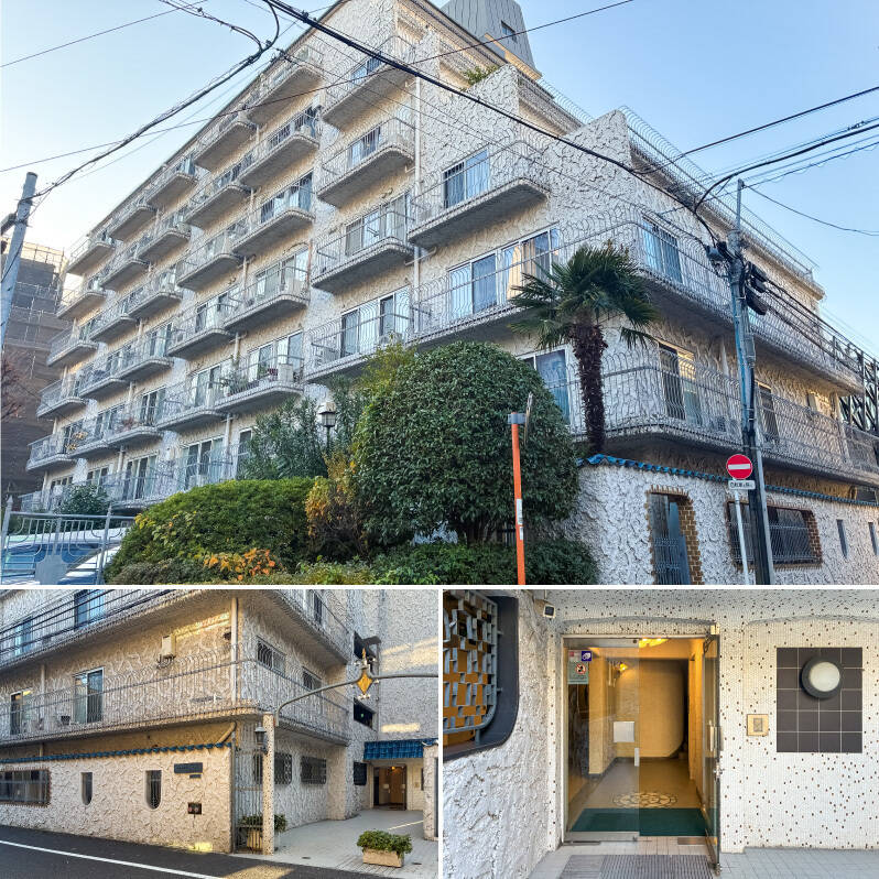 1968年竣工、総戸数45戸。“秀和らしさ” を象徴する青い屋根に白い壁。所々にあしらわれたタイルも可愛らしい印象。2019年にサッシ交換工事、2020年に排水管更新工事が行われています。2020年6月から、住宅金融支援機構からの借入金があります。今後の修繕も見据えると、返済計画は確認しておきたいポイント。詳細はエージェントまでご相談くださいね。