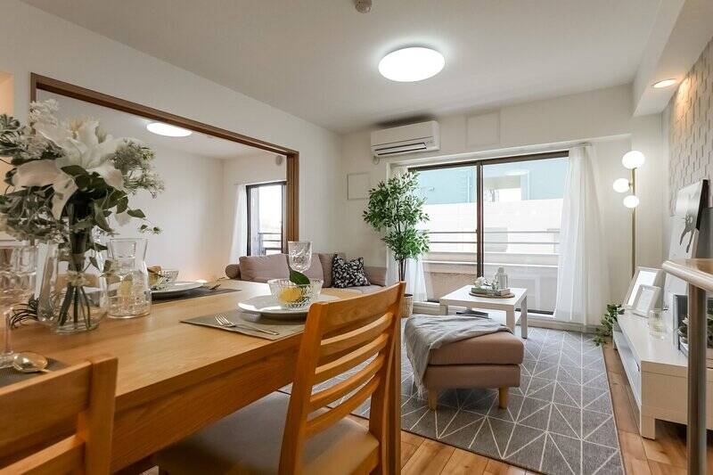 洋室Aの引き戸を開ければ、約22帖の広々とした空間になりますよ。