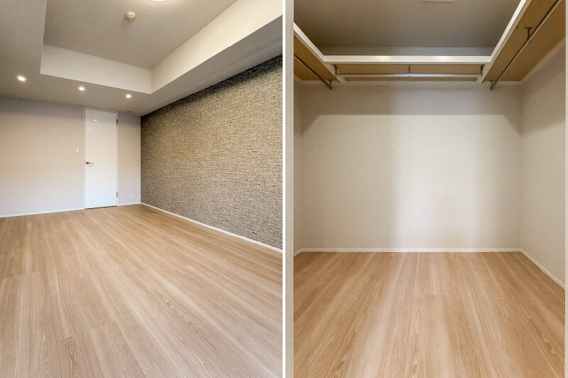 洋室Aが最も広く、収納も充実。広いウォークインクローゼット（WIC）付きです。