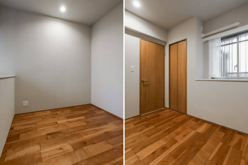 洋室BもLDKからアクセスします。窓際には小物をディスプレイするのに便利なスペースが。