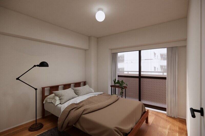 LDKと隣接する、約5.5帖の洋室A。南西向きの窓から自然光が届く、開放的な空間です。