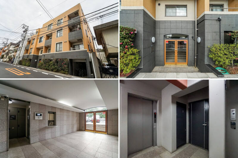 <p>今回ご紹介する物件は、1997年に竣工した地下1階地上5階建ての低層レジデンスの一室。外観や共用部は端正な佇まいです。</p>