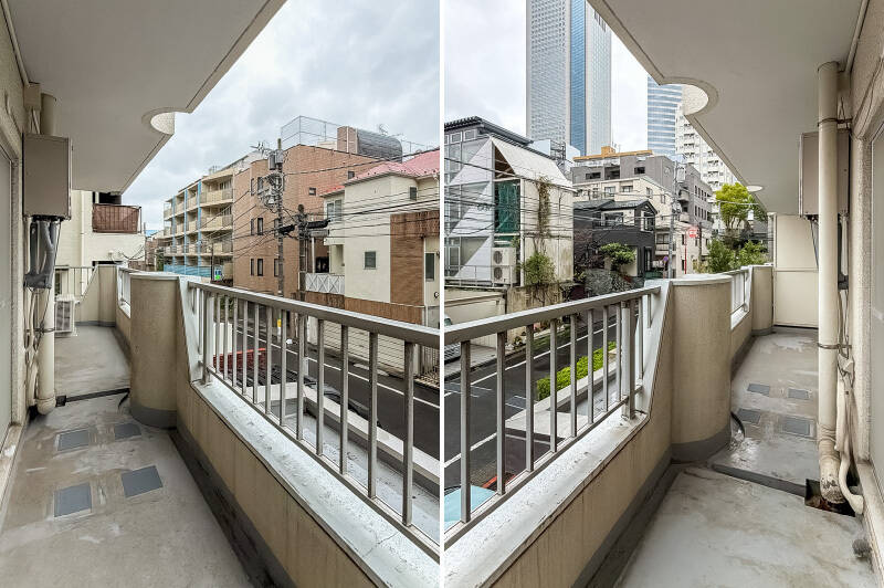 バルコニーは、洋室A〜洋室Bへと続いているワイドサイズ。