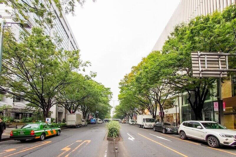 今回ご紹介するのは、“南青山4丁目” に建つマンション。東京メトロ銀座線・千代田線・半蔵門線が利用可能な「表参道」駅から徒歩7分、さらに「乃木坂」駅（徒歩9分）や「外苑前」駅（徒歩13分）も利用でき、機動力に長けた魅力的な立地です。
