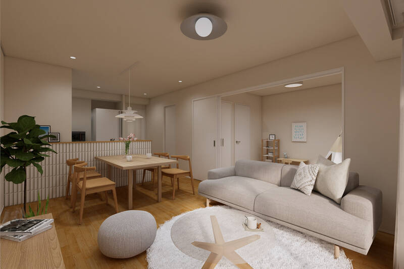 それでは、洋室Aと水まわりをチェックしたあと、残りふたつの洋室を見ていきます。