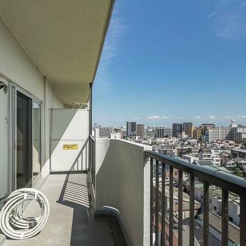 大島スカイハイツの眺望・バルコニー写真