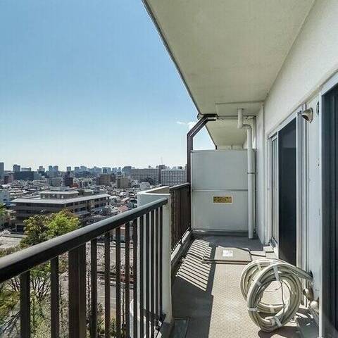 大島スカイハイツの眺望・バルコニー写真