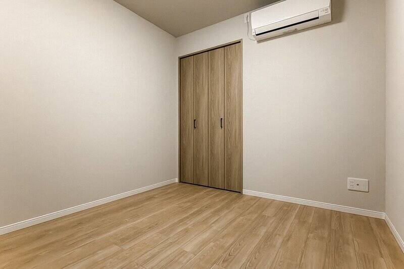 洋室Aはややコンパクトなクローゼット付き。