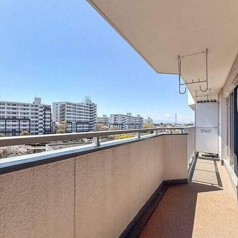 日吉第2ハイムB棟の眺望・バルコニー写真