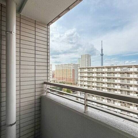 東京錦糸町シティタワーの眺望・バルコニー写真
