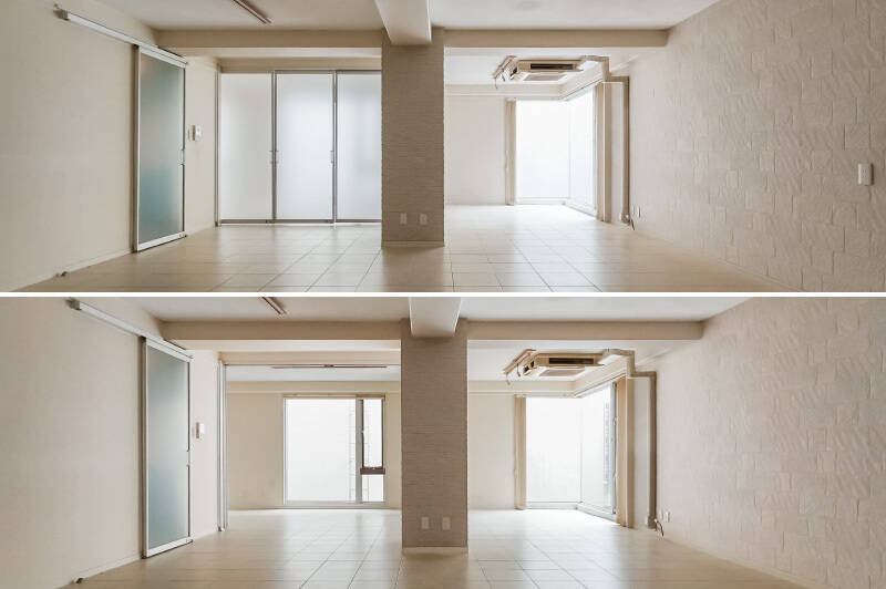 洋室のスケルトン扉を開けてひと続きにすれば、約31.4帖のLDとして使うこともできます。