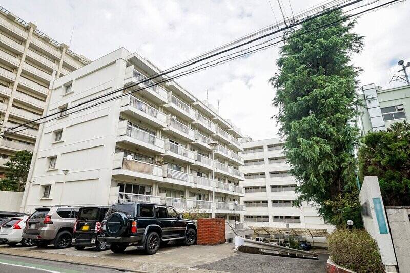 マンションは1963年竣工、総戸数65戸。歴史のあるヴィンテージマンションらしく、風格のある外観です。