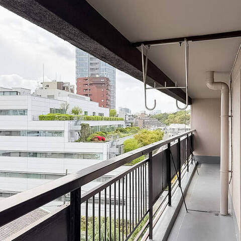 麻布第二コーポの眺望・バルコニー写真