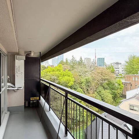 麻布第二コーポの眺望・バルコニー写真