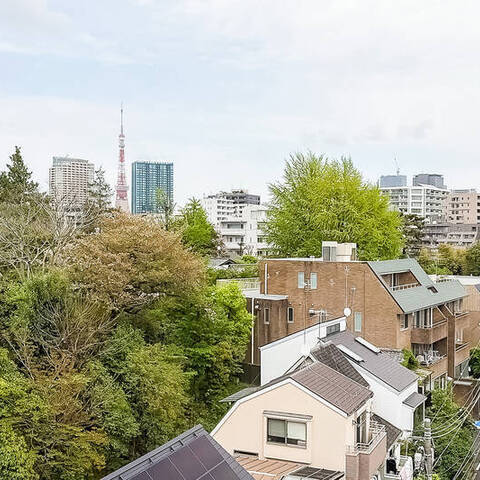 麻布第二コーポの眺望・バルコニー写真