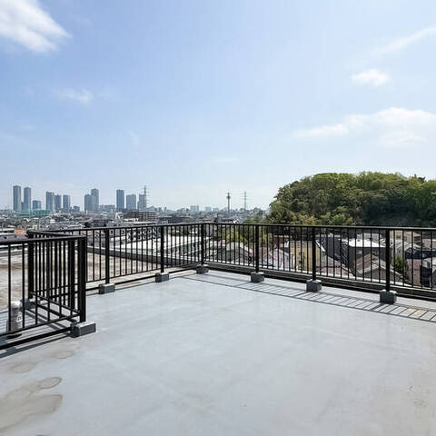 ニューウェルテラス元住吉の眺望・バルコニー写真