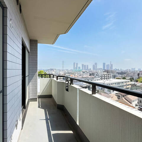 ニューウェルテラス元住吉の眺望・バルコニー写真