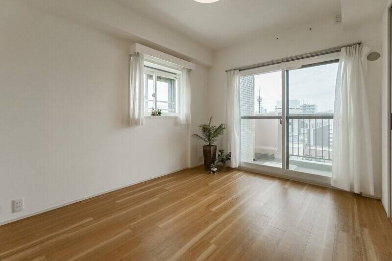 洋室Aからもバルコニーにアクセス可能。