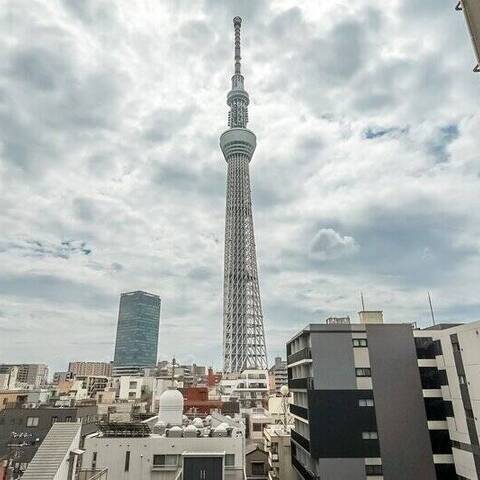 向島パークハイツ第2の眺望・バルコニー写真