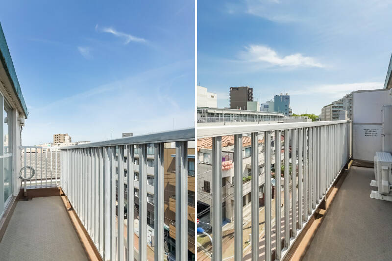 顔を左右に向けると、遮るものがなくて気持ちよく視線が通る角度がありますよ。