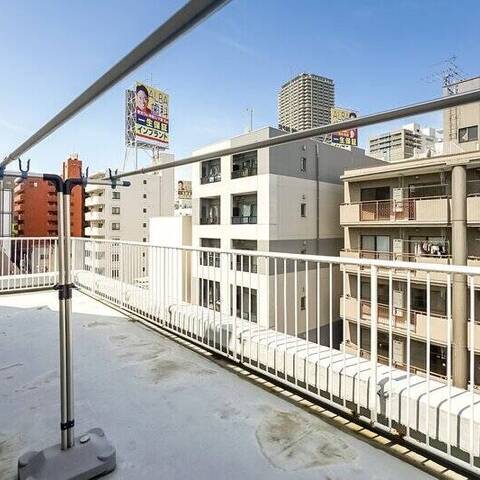 ハイツ日本橋中洲の眺望・バルコニー写真